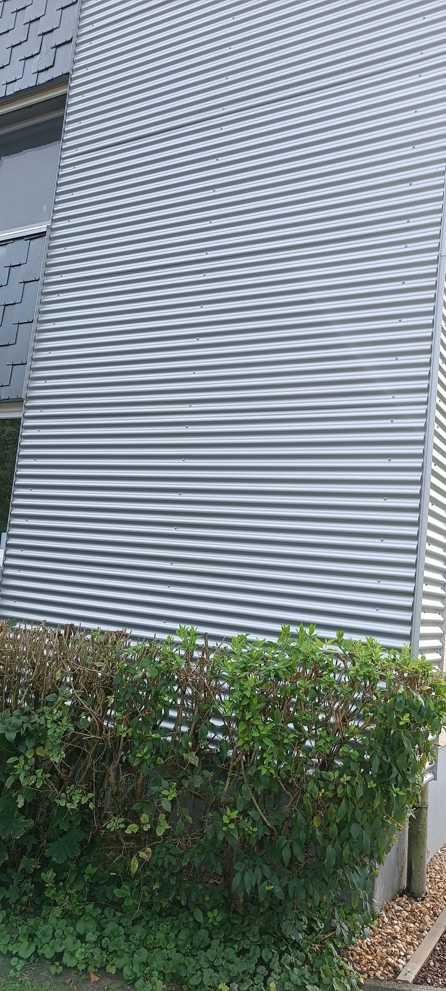 Sauber Fassade - ohne Chemie